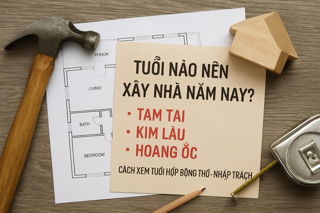 Tuổi nào nên xây nhà năm nay? Cách xem tuổi hợp động thổ – nhập trạch